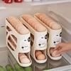 Sliding Egg Storage Box for Refrigerator, Food-Grade Plastic Organizer, Modern Fresh-Keeping Egg Holder