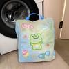 4Pcs Cute Mesh Laundry Bags Set Auto-lock Zipper Portable Clothing Pouch  Home