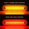 4x Smoked Lens LED Side Marker Light Amber+Red For Mazda MX-5 99-05/Miata 90-97