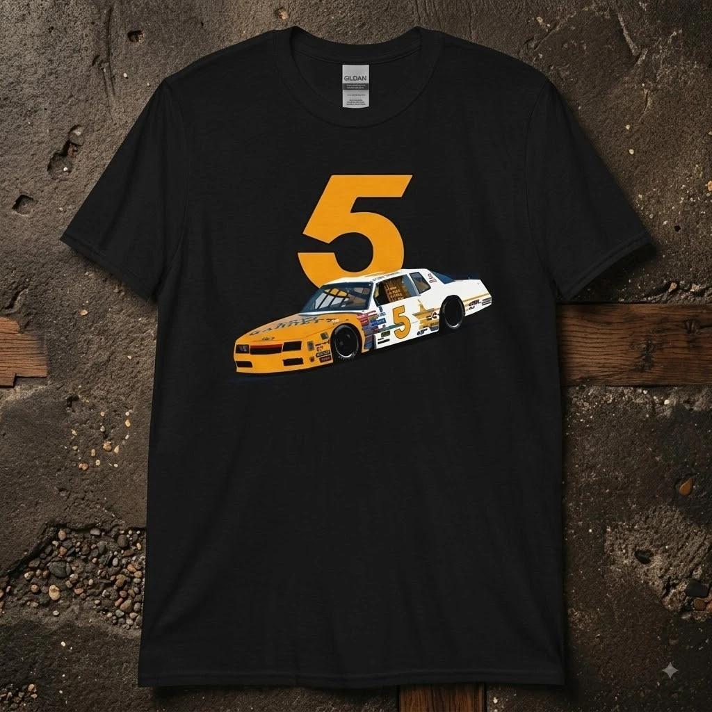 Футболка с коротким рукавом Geoff Bodine 1986 Monte Carlo Winston Cup Race Car V9