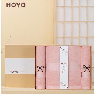 HOYO Хлопковое мерсеризованное полотенце для рук и банное полотенце, набор из 3 предметов, подарочный набор