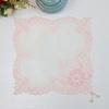 NEW Pink Beads Flowers Embroidery Table Cloth Cover Wedding Party Tablecloth Kitchen Christmas Table Decoration and Accessories