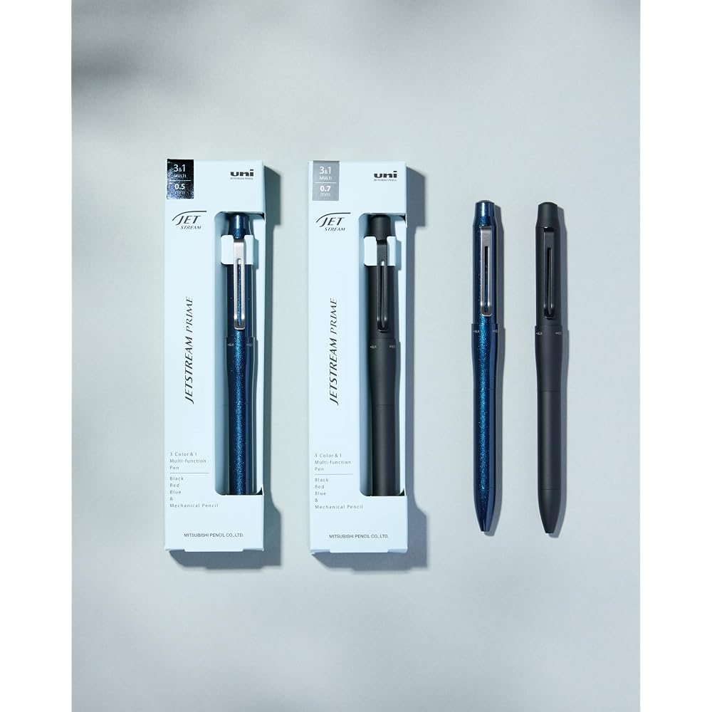 Многофункциональная ручка Mitsubishi Pencil Jetstream Prime 3 & 1 0.5 Темно-синий MSXE455005D.9