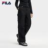 Fila Оригинальные Простые Классические Рабочие Мягкие Удобные Брюки Кэжуал с Прямыми Штанинами из Матовой Ткани Женский низ F11W549802FBK