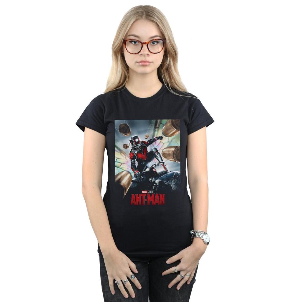 Marvel Studios Womens/Ladies Ant-Man Poster Cotton T-Shirt