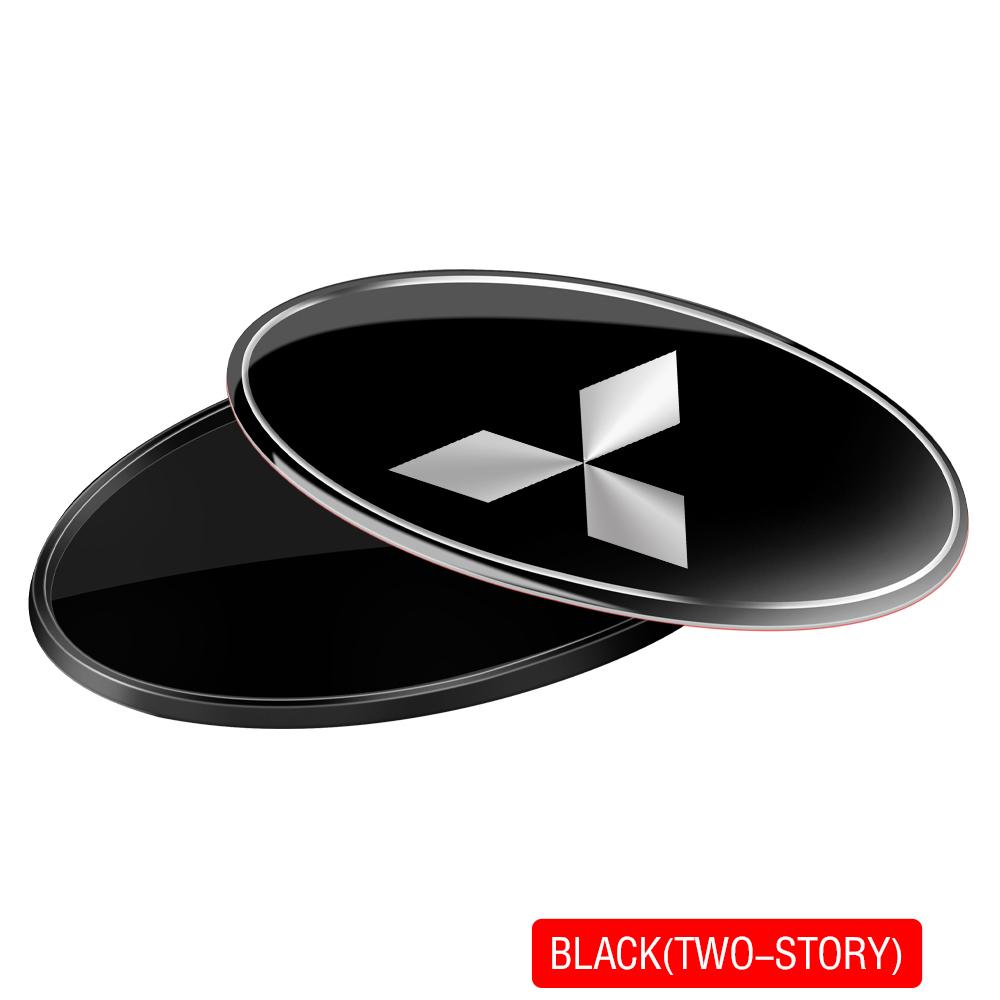 3D Metal Zinc Alloy Car Body Emblem Badge Exterior Decorative Creative Stickers For Mitsubishi Lancer L200 Outlander Eclipse ASX
