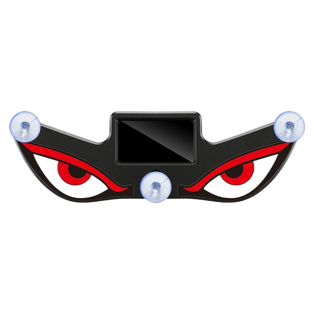 Solar Powered Suction Cup Car Neon Light Wireless Demon Eye LED Ambient Light USB Rechargeable Atmosphere Breathing Lamp Decor