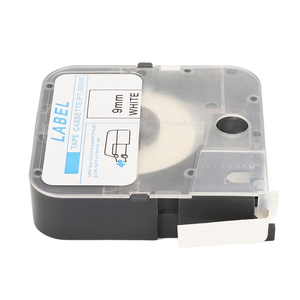 Label Maker Tape 9mm Wide 8m Length Self Adhesive Label Tape Refills for MAX LM380E LM390A LM370A LM