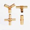 Brass Barb Pipe Fitting 2 3 4 Way Brass Connector For 4mm 5mm 6mm 8mm 10mm 12mm 16mm 19mm Hose Copper Pagoda Water Tube Fittings