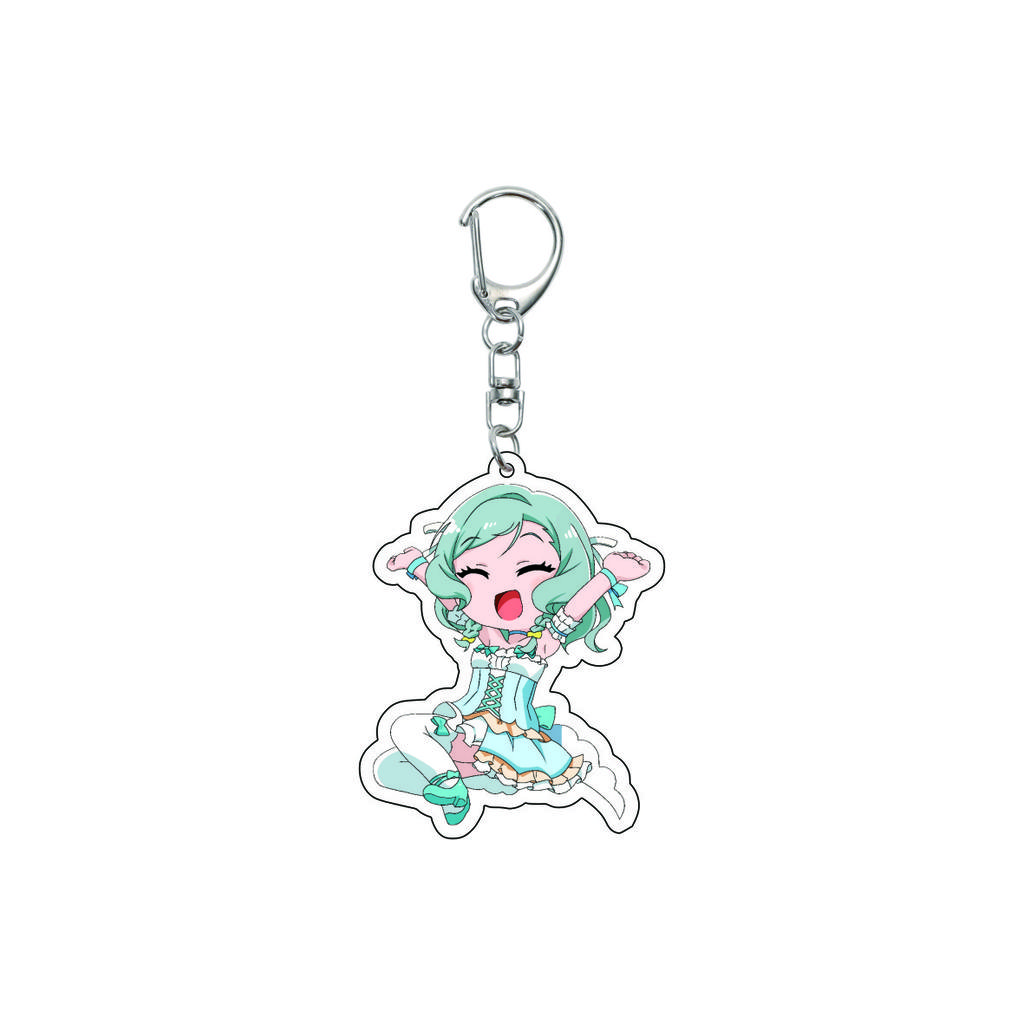 55MM Аниме banG Dream Брелок Тояма Касуми/Сая Ямабуки/Ханазоно Таэ Брелок Акриловая Модель Пластина Рождественские Подарки