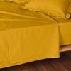 Drap plat - Emotion - 240 x 300 cm - 100% coton - Jaune curry - OEKO-TEX®