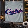 Wall Hanging Tapestry Chicago Cubs Print Cloth for Living Room Bedroom Home Decor