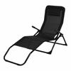 Black Foldable Lounge Chair (158cm)