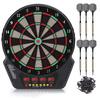 Electronic Dart Board with LCD Displays Lower Bounce Rate Compact Design Battery Powered Digital Soft