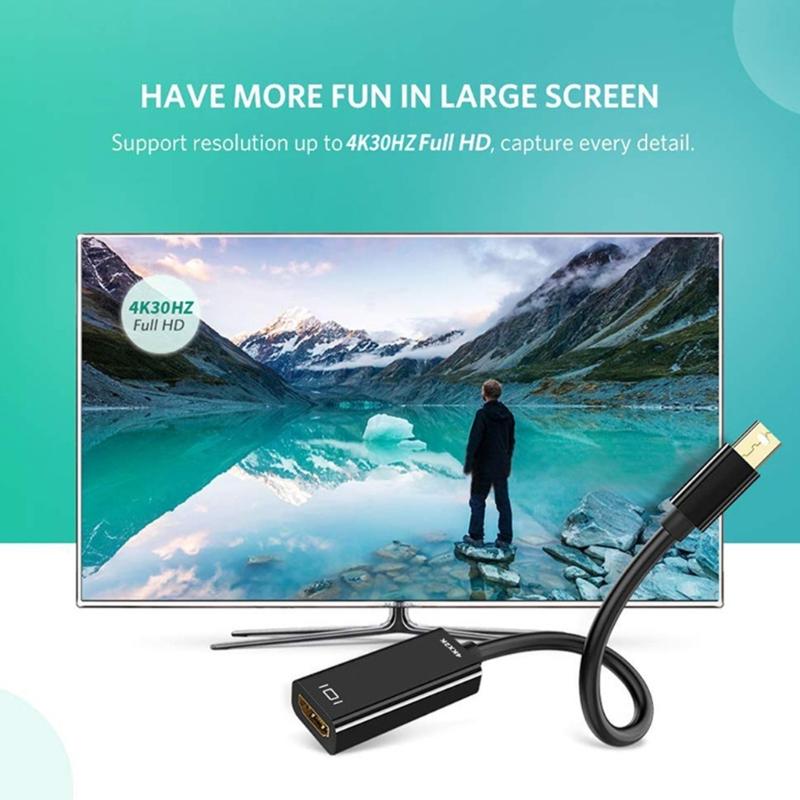 Позолоченные Мини-конвертеры в HDMI 4K60Hz Синхронизация Аудио Кабель для Проекторов, Телевизоров, Дисплеев, Стриминговых Устройств