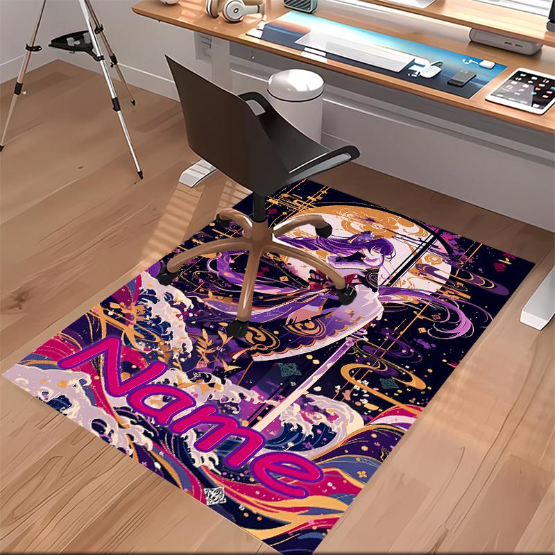 Custom personalization Genshin Impact Balzebub Print Area Rug - Soft, Washable Non-Slip Indoor Mat,Living Room,Home&Office Decorative Rug