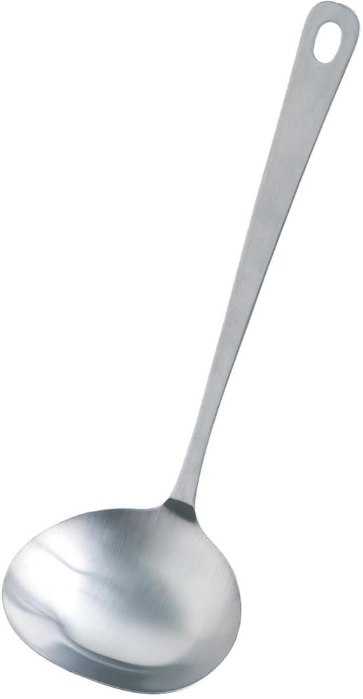 Shimomura Planning Легкий в использовании половник Безопасен для мытья в посудомоечной машине Нержавеющая сталь Подходит для боковой части кастрюли Овальная форма Бесшовный Легко чистить Устойчив к ржавчине
