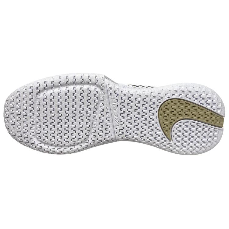 Nike Court Air Zoom Vapor Pro 2 Wimbledon Женские кроссовки Белый металлик-золото-зернистый Гранд-фиолетовый HF3631-100