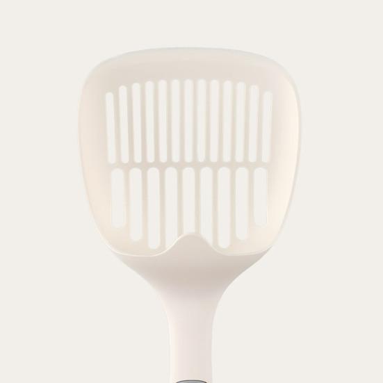 Совок для кошачьего туалета с длинной ручкой, широкий пластиковый большой размер, сито для котят, лопата