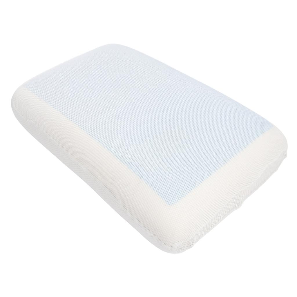 Memory Foam Gel Pillow Reversible Double Sided Breathable Orthopedic Support Ventilated Cooling Gel