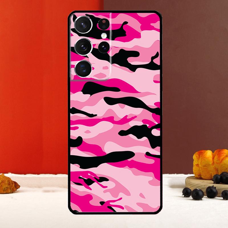 Neon Camo Cover For Samsung Galaxy S24 S25 Ultra S22 S23 Plus S20 S21 FE S9 S10 S25 FE Phone Case