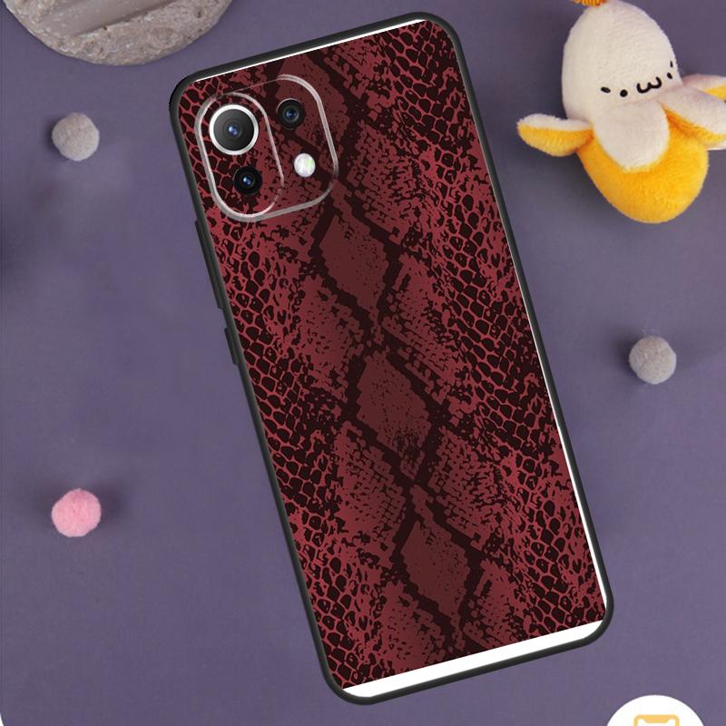 Чехол под змеиную кожу для Xiaomi 15 14 Ultra 13T 14T 15T 17 Pro Max POCO F8 Ultra F5 F6 F7 X5 X6 X7 Pro