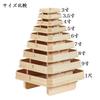 Namukumachan Kobo 9-inch (27.5cm Wide X 9.7cm High) Hinoki (Japanese Cypress) Tripod with Legs, Made In Japan, for Shinto Shrines, Kagami Mochi (rice