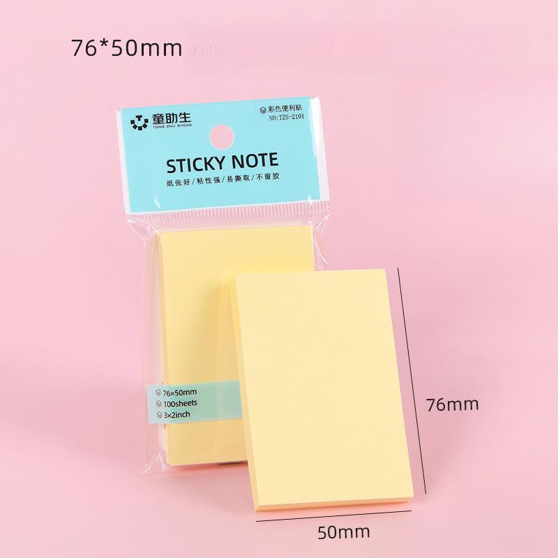 100-Color Sticky Notes - 4-Color Memo Pads, Tearable for Office, Home & School, Perfect for Holidays & Gifting