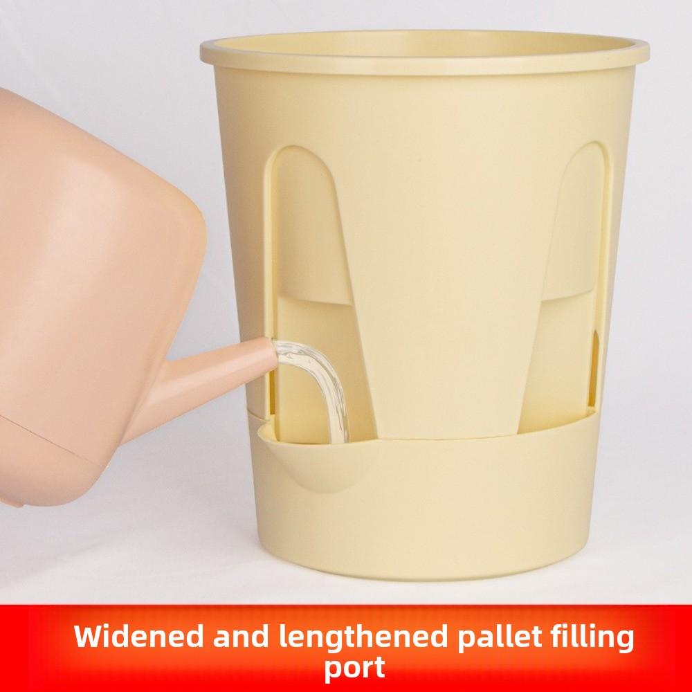 Пластиковый самовпитывающийся цветочный горшок, утолщенный, с запасом воды, гидропонный цветочный горшок, высокий, дренажные отверстия, большая вместимость