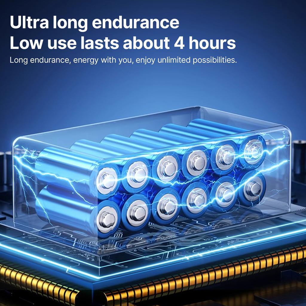 Electric Air Duster 140000RPM Brushless Motor Max.250g Blowing Force Stepless Wind Speed Adjustable