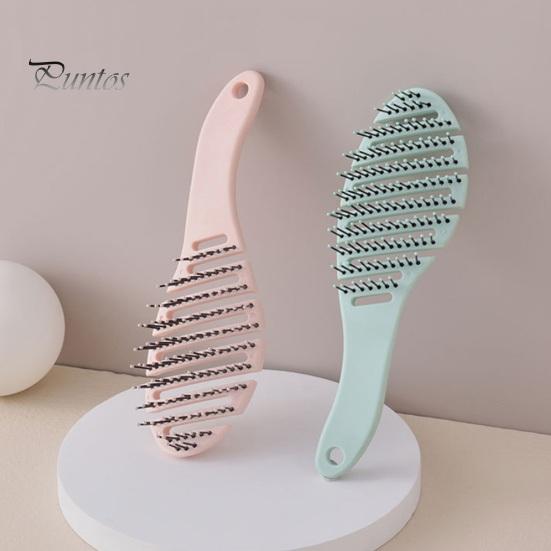 Вентилируемая щетка для волос с мягкой щетиной, массаж головы, портативная антистатическая расческа для укладки волос, распутывающая расческа на воздушной подушке для женщин и девочек, парикмахерские инструменты