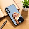Чехол для телефона S-Sabrina C-Carpenter для Samsung Galaxy A73, A72, A71, A70, A53, A52, A51, Других, Мягкий черный чехол