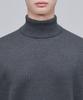 MUSINSA STANDARD Minimal Turtleneck Knit [Medium Gray]