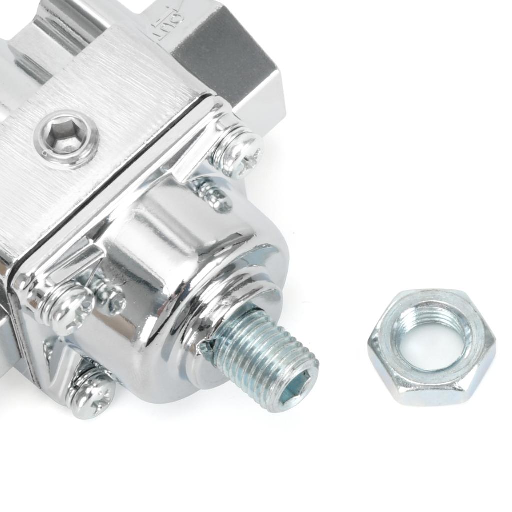 12-804 & 12-803 Upgrade Adjustable Fuel Pressure Regulator, w/ Gauge Replacement for Holley & Edelbrock carburetors