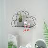 Nordic Metal Cloud Iron Storage Rack Shelf Wall Hanging Decor Grids Cloud Storage Holder Shelves Bedroom Home Decoration Gift