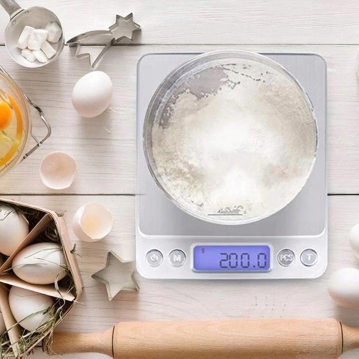 Elektroniczna Waga Kuchenna Precyzyjna Lcd Z Miską
