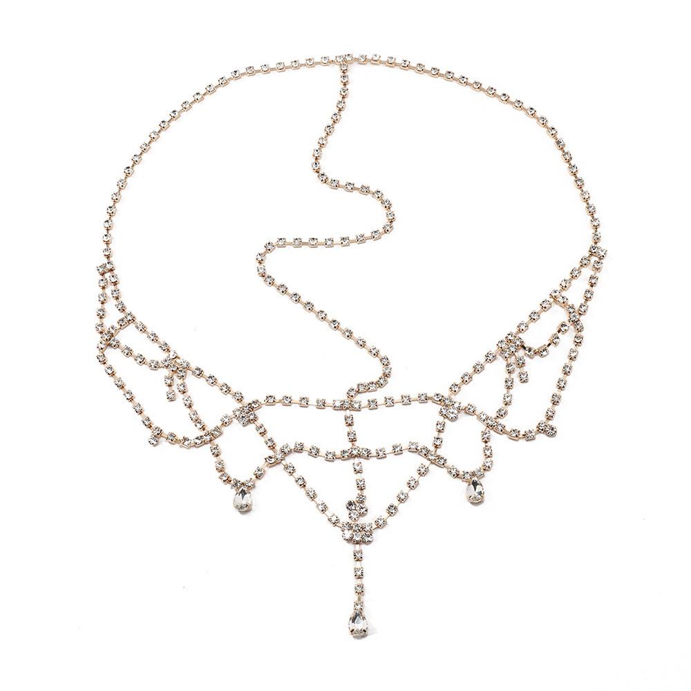 Rhinestone Fashionable Pendant Design Women Headwear Headpiece For Brides Gift