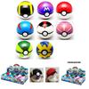 Pocket Monster Ball Toy 7cm Diameter Abs Material Set Of 8 Pokemon Figures