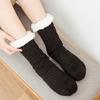 1 Pair Non-Slip Slipper Socks Ultra-Thick Cashmere Home Sleeping Socks Winter Slipper Socks for Women And Elderly
