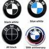 XWQP2 For BMW 1PCS 82mm 74mm car Front Hood Emblem rear boot trunk logo for bmw E36 F20 E46 E39 E38 E90 E60 E87 E34 E53 X3 X5 X6 M Acc