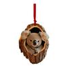 Christmas Animal Ornament Cartoon Forest Animal Hanging Decoration 2D Flat Acrylic Pendant for Christmas Tree Decor