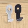4pcs Sturdy Stainless Steel Wall Hook for Bathroom Kitchen Bedroom Office Easy Installation with Screws and Adhesive