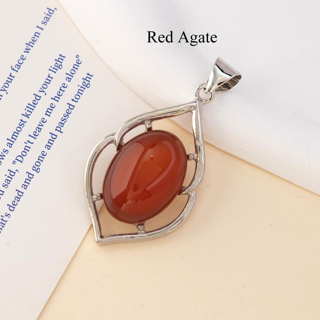 1Pc Reiki Healing Crystal Pendant, European and American Geometric Style Natural Stone Gems Charms for DIY Women Necklace Accessories, Jewelry Making