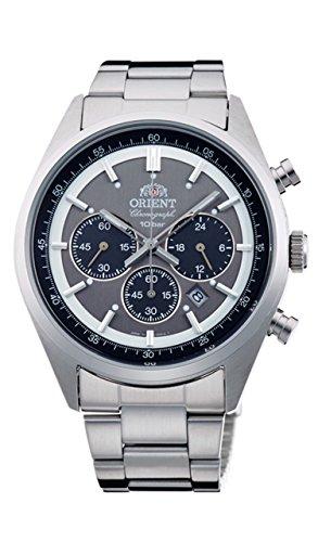 Orient Мужские часы ORIENT NEO70's Solar Panda, Сделано в Японии, с гарантией производителя, WV0011TX, Темно-серый
