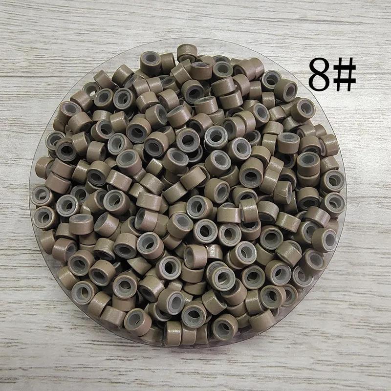 1 сумка/100 шт. микро звенья/бусины + 1 шт. игла для вытягивания + 1 шт. игла для вязания крючком + 1 шт. плоскогубцы с 3 отверстиями набор инструментов для наращивания волос