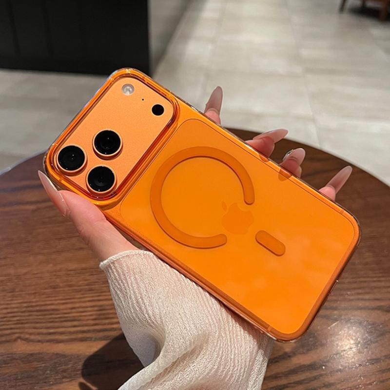 Ультратонкий прозрачный магнитный чехол для Magesafe для iPhone 17 16 Pro Max 16 Plus 17Pro Air, противоударный, для беспроводной зарядки