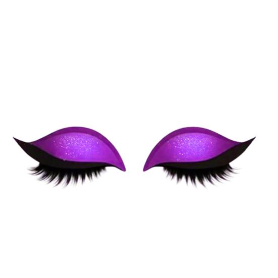 2 Lazy Stickers Eye Shadow Eyelash Pairs Reusable Eye Makeup Stickers