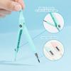 Plastic Pencil Compass Kit Stationery Set Function Ruler High Quality Measuring Ruler  Students