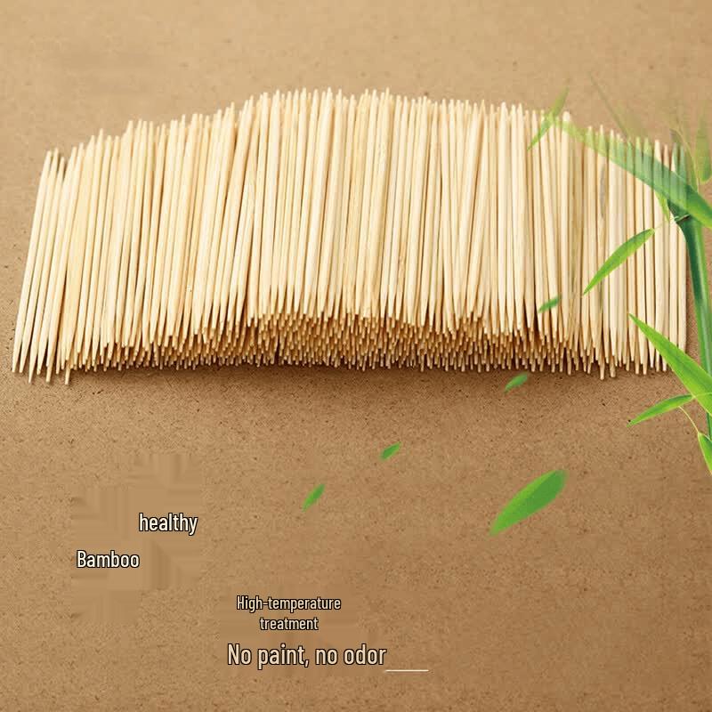 Mr. Corn Double-Pointed Bamboo Toothpicks