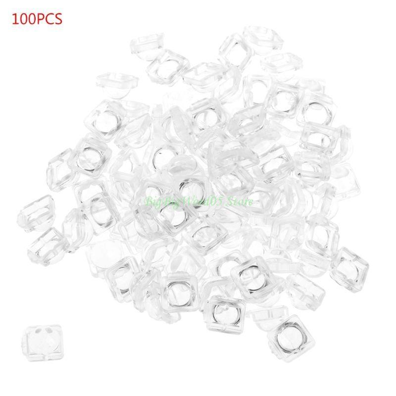 24TE 100 ШТ. Высококачественная линза для 5050 LED WS2812 APA102 WS2811 SK6812 30 60 140 Градусов Линза